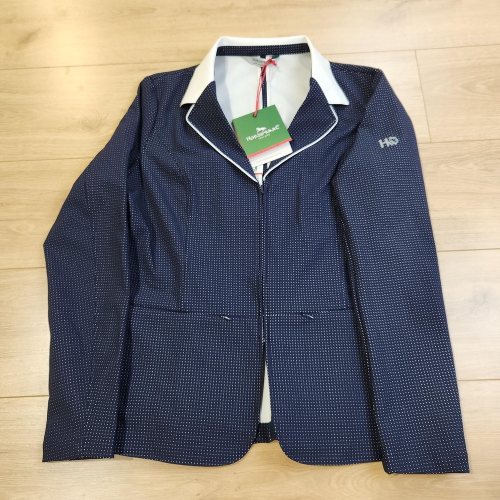 Horseware Ireland Weather Tech Comp Jacket Womens Large Navy Blue Equestrian
